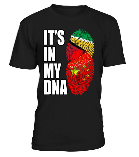 Guyanese And Chinese Mix Heritage DNA Flag T-Shirt Unisex