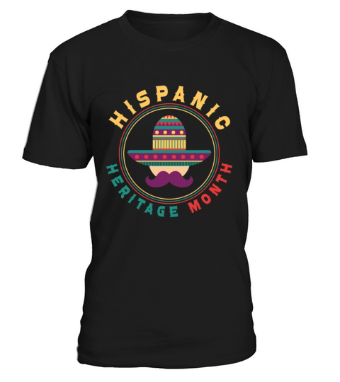 Heritage Month Hispanic Men Woman Flags T-Shirt Unisex