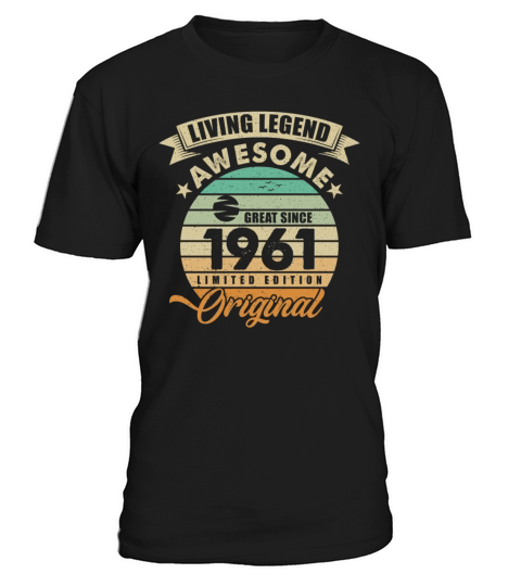 Vintaga 1961 Birthday T-Shirt Unisex
