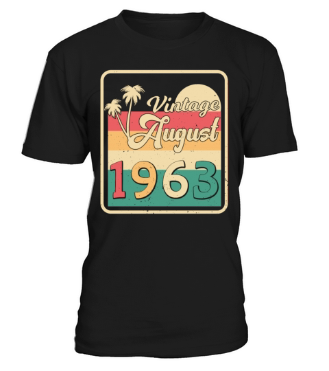 Year Of Construction 1963 In August T-Shirt Unisex