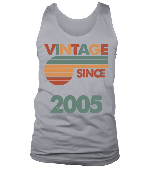 17th Vintage Birthday 2005 Tank Top Unisex