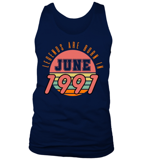 1991 vintage born in June gift Tank Top Unisex