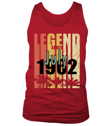 60 Years Legendary Since July 1962 Tank Top Unisex