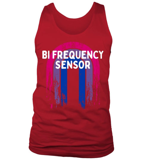 Bi Frequency Sensor Bisexual Pun Bi Pride Joke Tank Top Unisex
