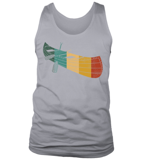 Canoe Canoeing Retro Vintage Tank Top Unisex