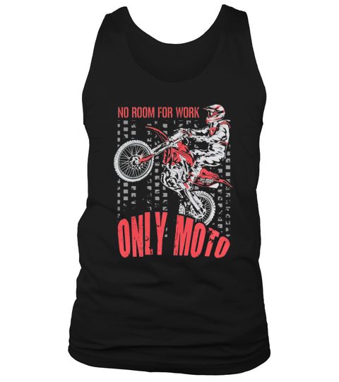 Dirt Bike Only Moto Honda T-Shirt Tank Top Unisex