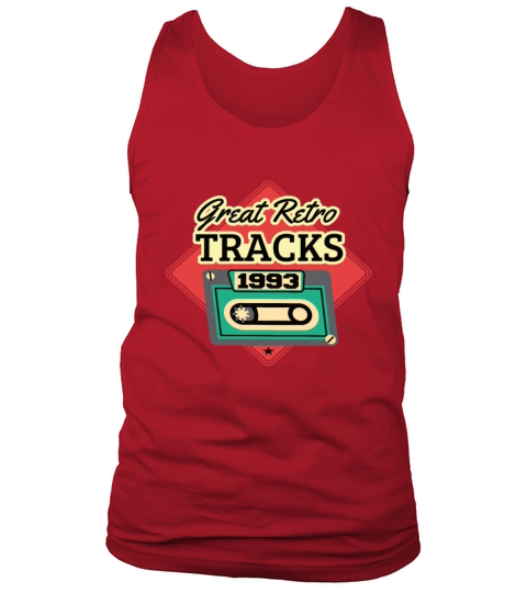 Great Retro Tracks 1993 Cassette Vintage Birthday Tank Top Unisex