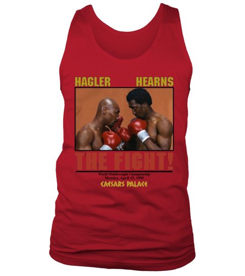 Marvin Hagler Vs Tommy Hearns The Fight 1985 Tank Top Unisex