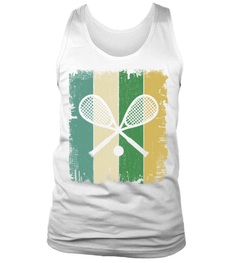 Retro Squash Player Team Fans Lovers Coaches Gift Tank Top Unisex