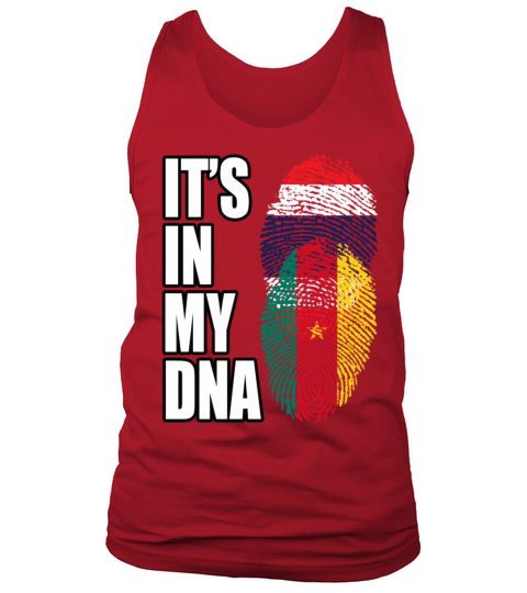 Thai And Cameroonian Vintage Heritage DNA Flag Tank Top Unisex