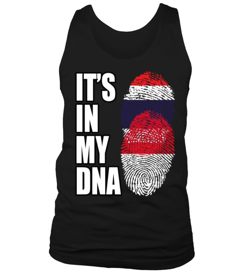 Thai And Indonesian Vintage Heritage DNA Flag Tank Top Unisex