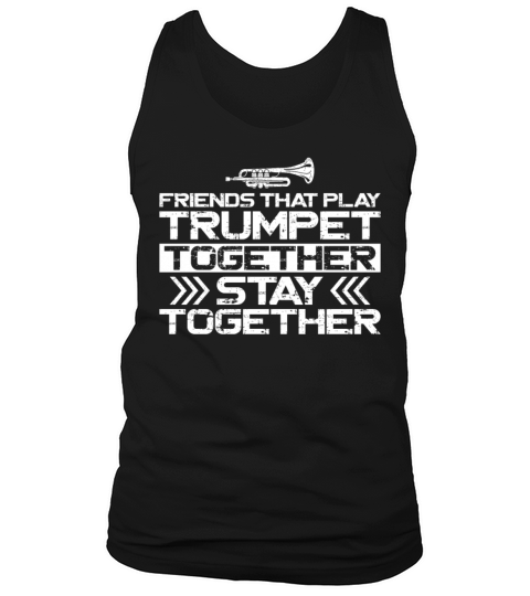 Trumpet Player Besties Vintage Tank Top Unisex
