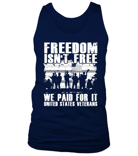 Veteran-Freedom Is Not Free - VETERAN US Tank Top Unisex