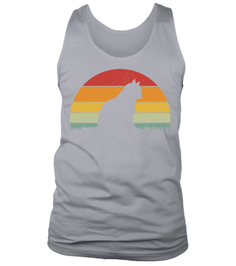Vintage Retro Cat Vintage Cat Tank Top Unisex