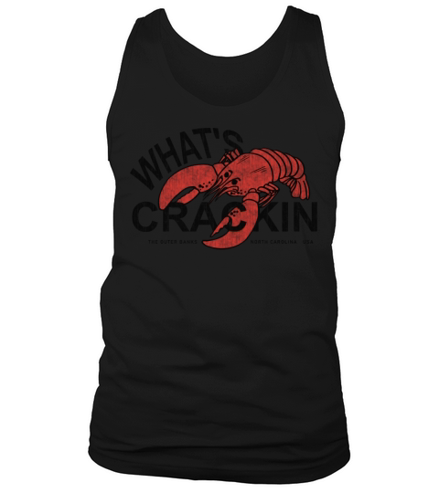 Whats Crackin Lobster The Outer Banks NC Vintage Tank Top Unisex