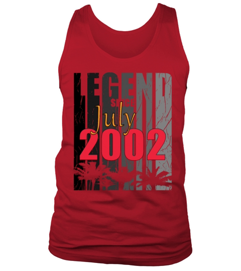 Year of construction 2002 July born gift idea Tank Top Unisex
