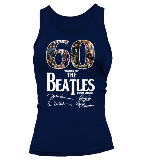 60 Years Of The Beatles 1960-2020 Signature shirt Tank top Woman