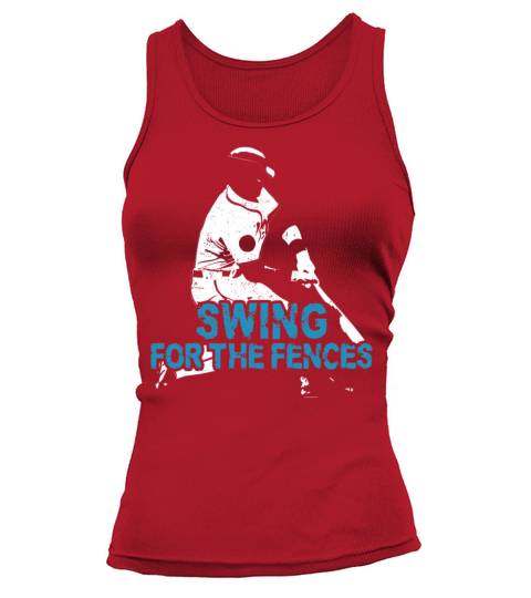 Baseball Fan Vintage Batter Swing Tank top Woman