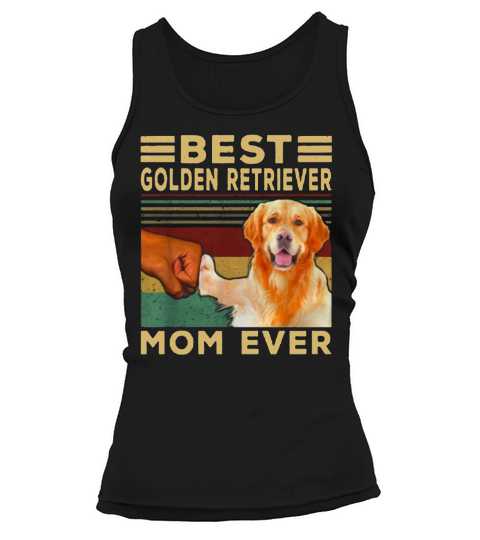 Best Golden Retriever Mom ever vintage shirt Tank top Woman