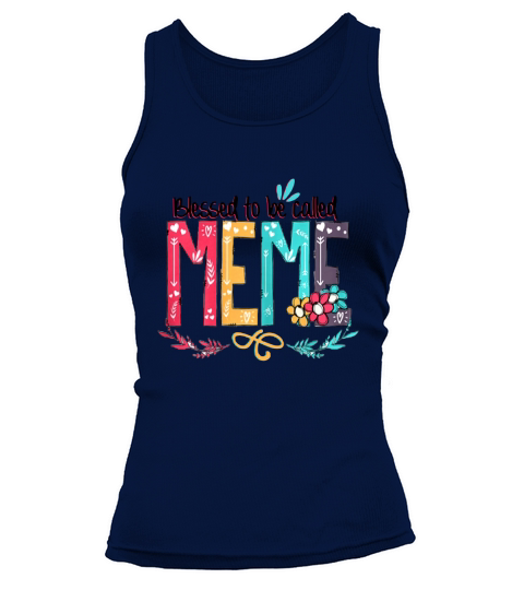 Blessed to be called MeMe Colorful Tank top Woman