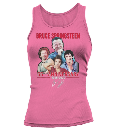 Bruce Springsteen 55th Anniversary 1965-2020 Signature shirt Tank top Woman