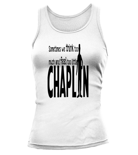 Charlie Chaplin Quotes Tank top Woman