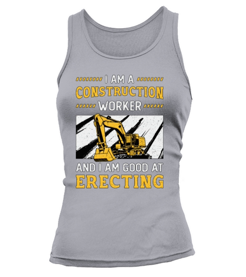 Excavator Driver Retro I Am A Construction Worker Tank top Woman