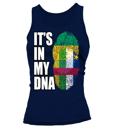 Gambian And Central African Mix Heritage DNA Flag Tank top Woman