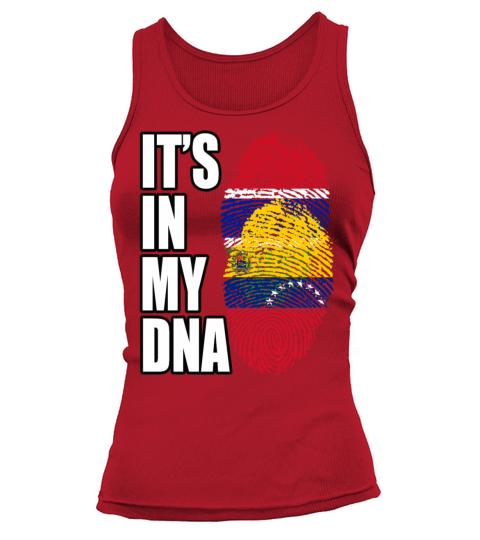 Gambian And Venezuelan Mix Heritage DNA Flag Tank top Woman