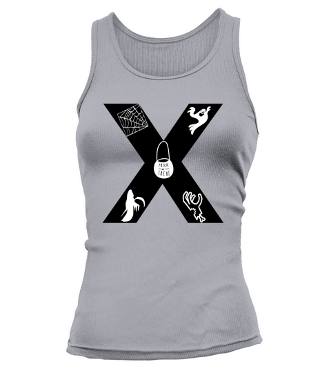 Halloween Alphabets Numbers Clipart X Tank top Woman