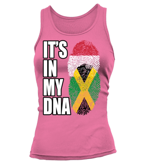 Hungarian And Jamaican Mix Heritage DNA Flag Tank top Woman