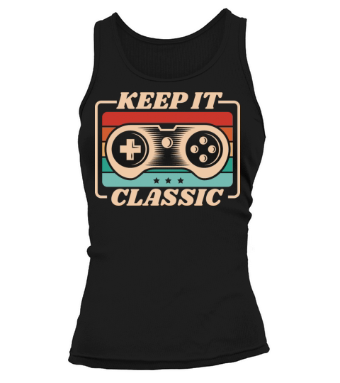 Retro Vintage Keep It Classic Video Games Tank top Woman
