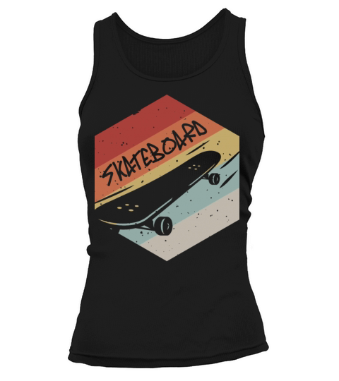 Retro Vintage Skateboard Tank top Woman