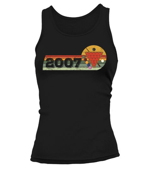Snooker Snooker-game Vintage born 2007 Birthday Tank top Woman