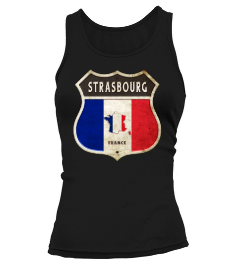 Strasbourg France coat of arms flags design Tank top Woman