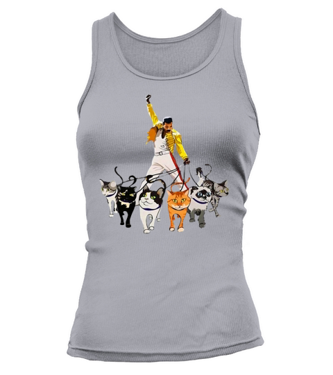 The Singer Freddie Mercury With His Cats Tank top Woman