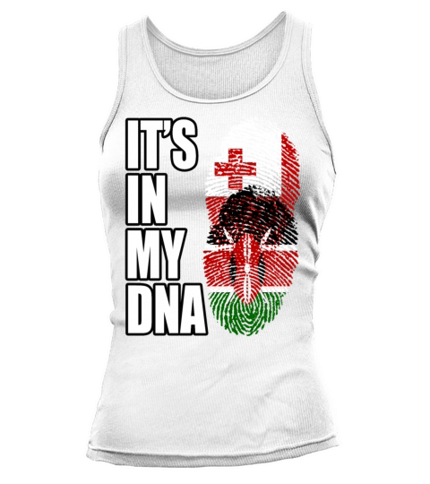 Tongan And Kenyan Mix Heritage DNA Flag Tank top Woman