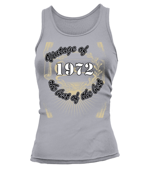 Vintage 1972 Birthday Saying Retro 50 Years Tank top Woman