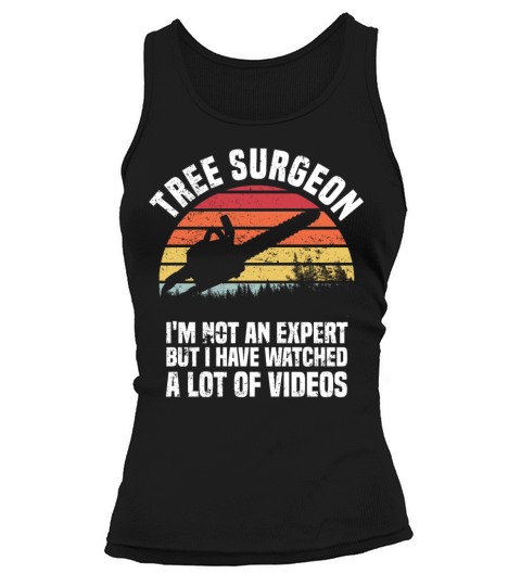 Vintage Lumberjack Funny Chainsaw Tree Surgeon Arb Tank top Woman