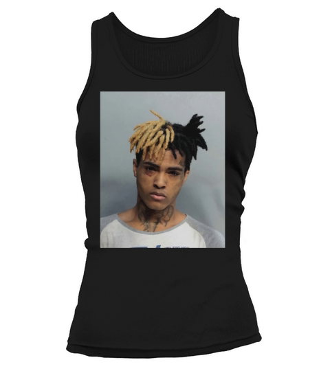 XXXTentacion Mugshot T-Shirt Hip Hop Rap merch 17 Revenge Police arrest RIP New - Sweatshirt Unisex Tank top Woman