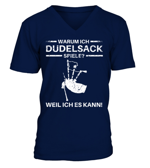Bagpipe Bagpiper Gift V-Neck T-shirt