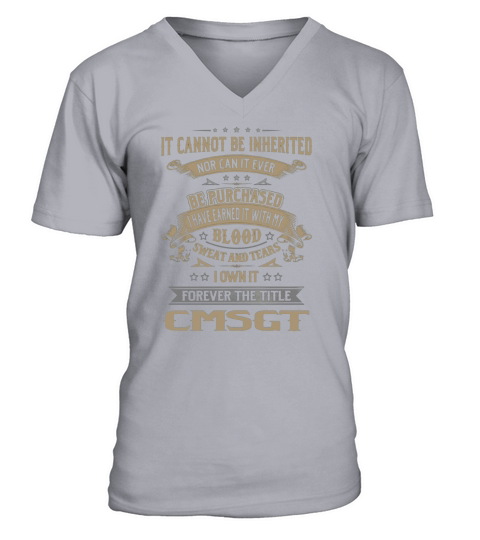 Cmsgt Forever Job Title Shirts V-Neck T-shirt