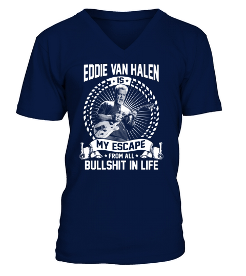 Eddie Van Halen Escape V-Neck T-shirt