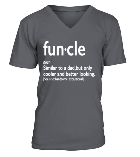 Father day Funcle Uncle Gift Idea V-Neck T-shirt