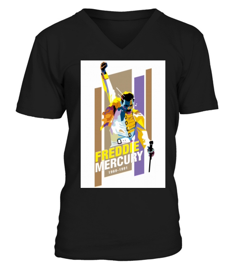 FREDDIE MERCURY V-Neck T-shirt