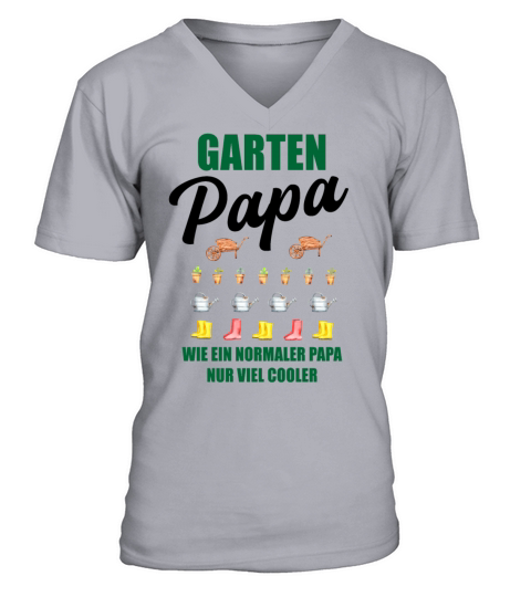 Garden Dad Funny Quote Gift Men V-Neck T-shirt