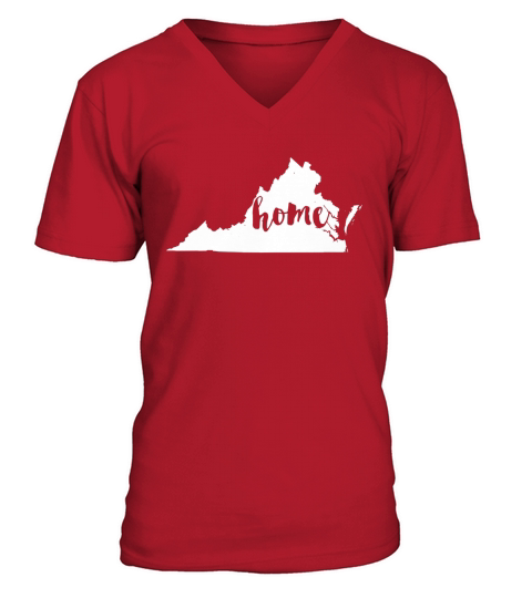Home Shirt Virginia - Virginia Home State Shirt V-Neck T-shirt