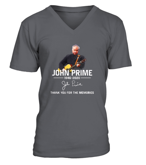 John Prime 1946 2020 thank you for the memories shirt V-Neck T-shirt