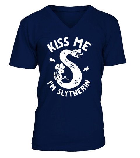 KISS ME IM SLYTHERIN T-SHIRT t-shirt V-Neck T-shirt