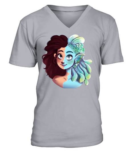 Mermaid V-Neck T-shirt
